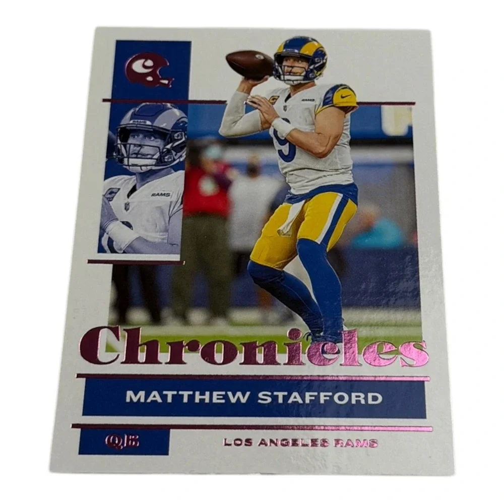 2021 Panini Chronicles‎ Football Matthew Stafford Los Angeles Rams No 45 Card